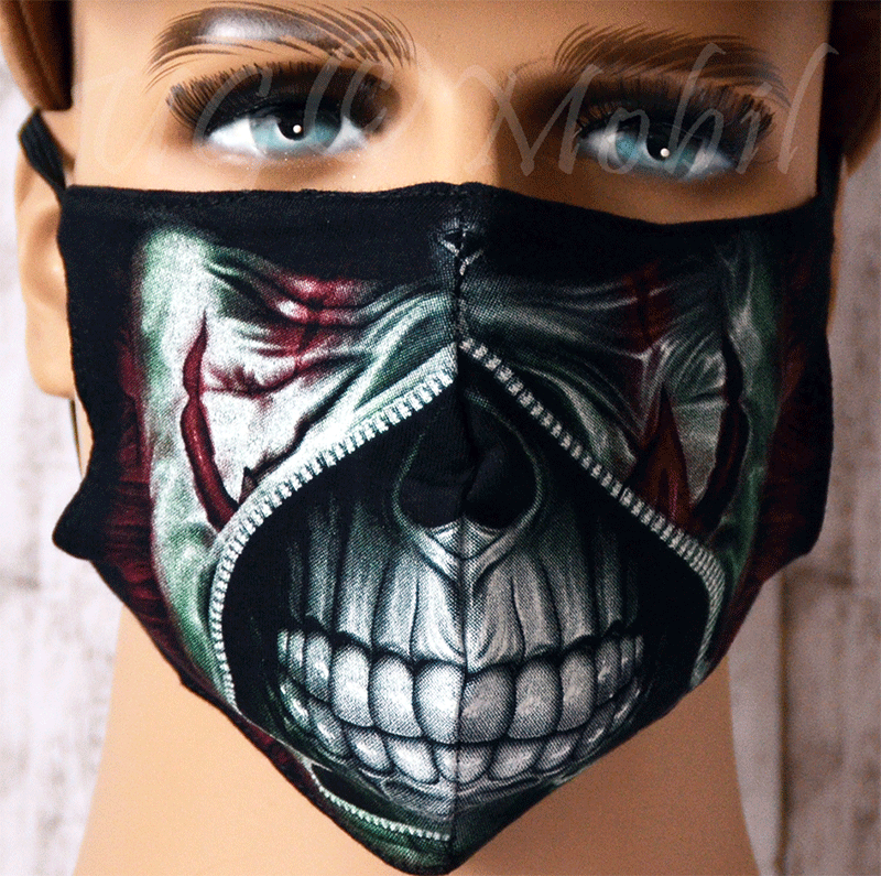 Maske - Gesichtsmaske Skull-RV