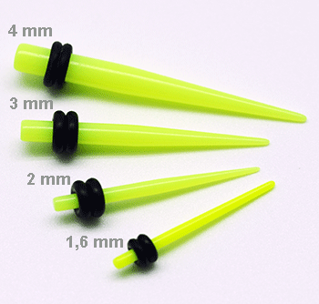 Dehnstab  - neon-gelb  1,6 - 4 mm