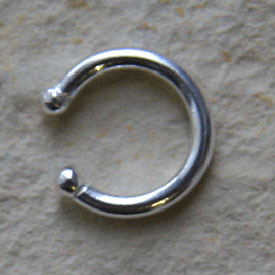 Fake Piercing 8 mm schlicht k