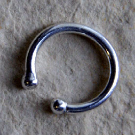 Fake Piercing 9 mm schlicht