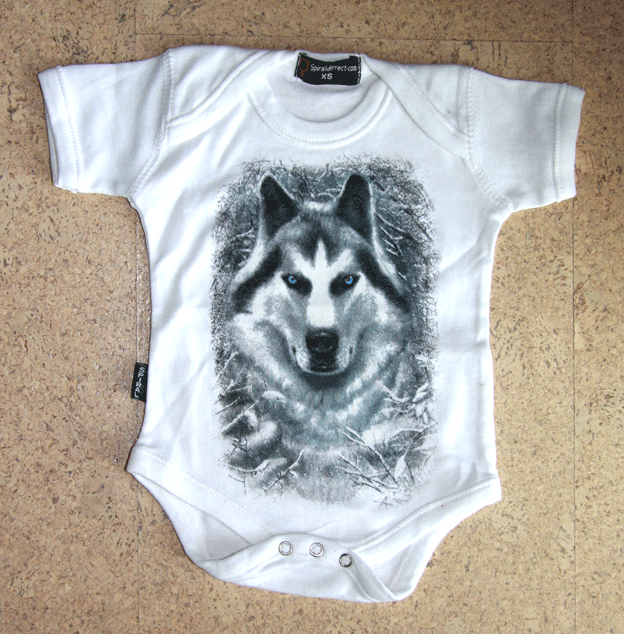 Baby Body - Weißer Wolf