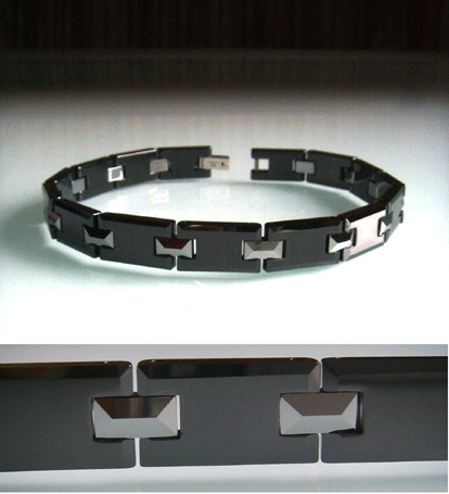 Ceramic - Wolfram - Tungsten Armband