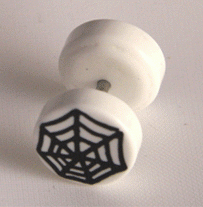 Fake Plug Spinne - weiss