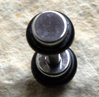 Fake Plug Stahl - 4 mm