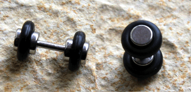 Fake Plug Stahl   -  6,5 mm