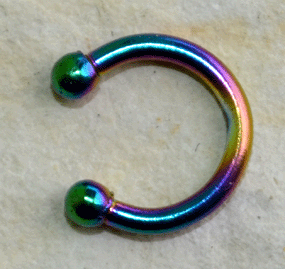 Hufeisen - 6 mm - regenbogen r