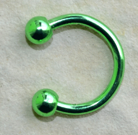 Hufeisen - 8 mm - hellgrün