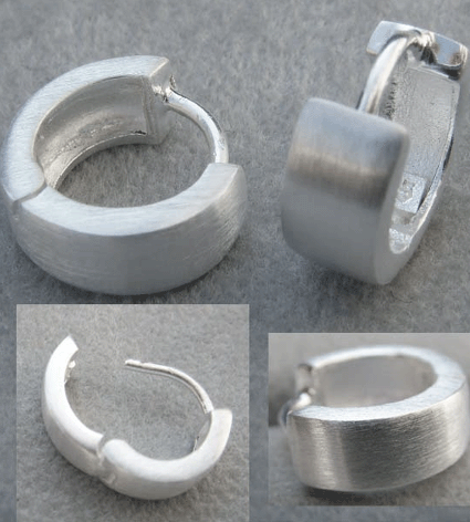 Klappcreolen - 5 mm breit - Creolen