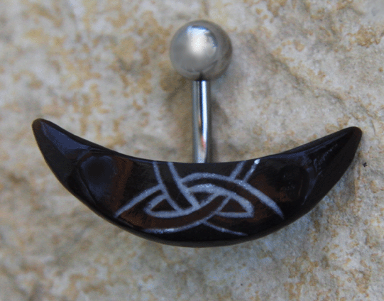 Piercing Bauchnabel Sichel