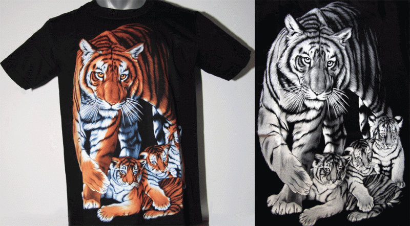 T-Shirt   Tigerfamilie