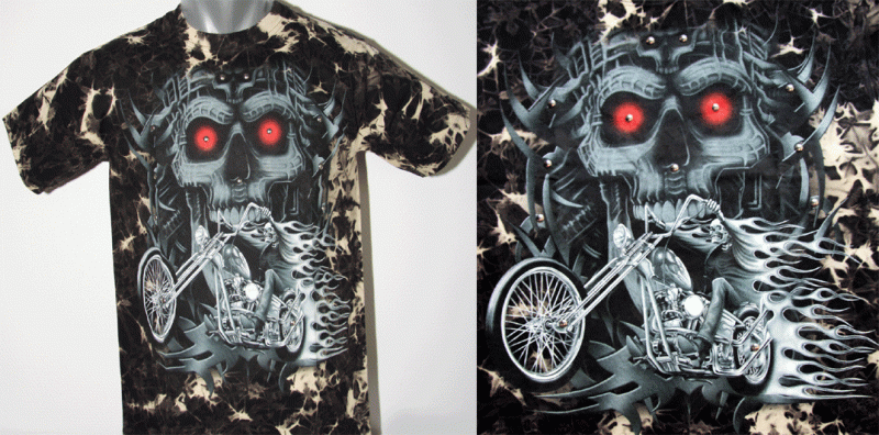T-Shirt   Totenkopf - Biker