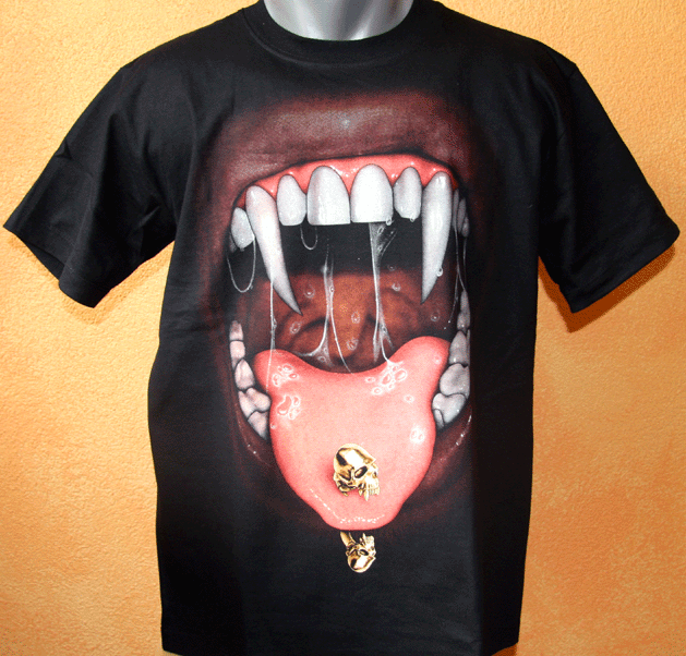 T-Shirt Vampirgebiss