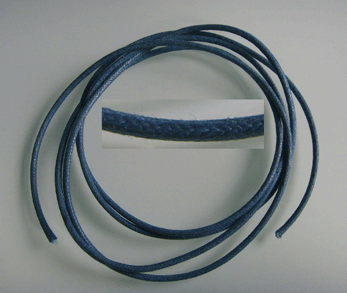 Textilband / Kordel rund / blau