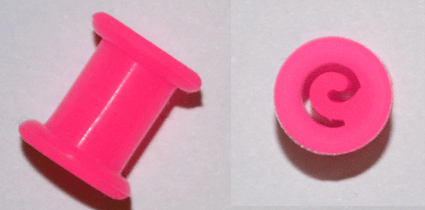 Tunnel Silicon Pink 06 mm