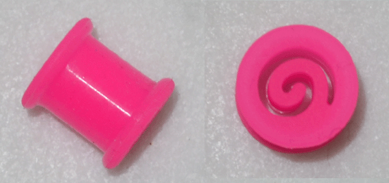 Tunnel Silicon  Pink  08 mm