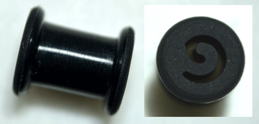Tunnel Silicon  Schwarz  06 mm