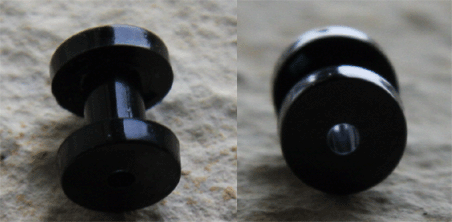 Tunnel  schwarz  4 mm