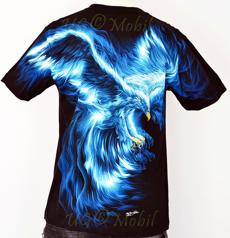 T-Shirt - Adler blau Eagle