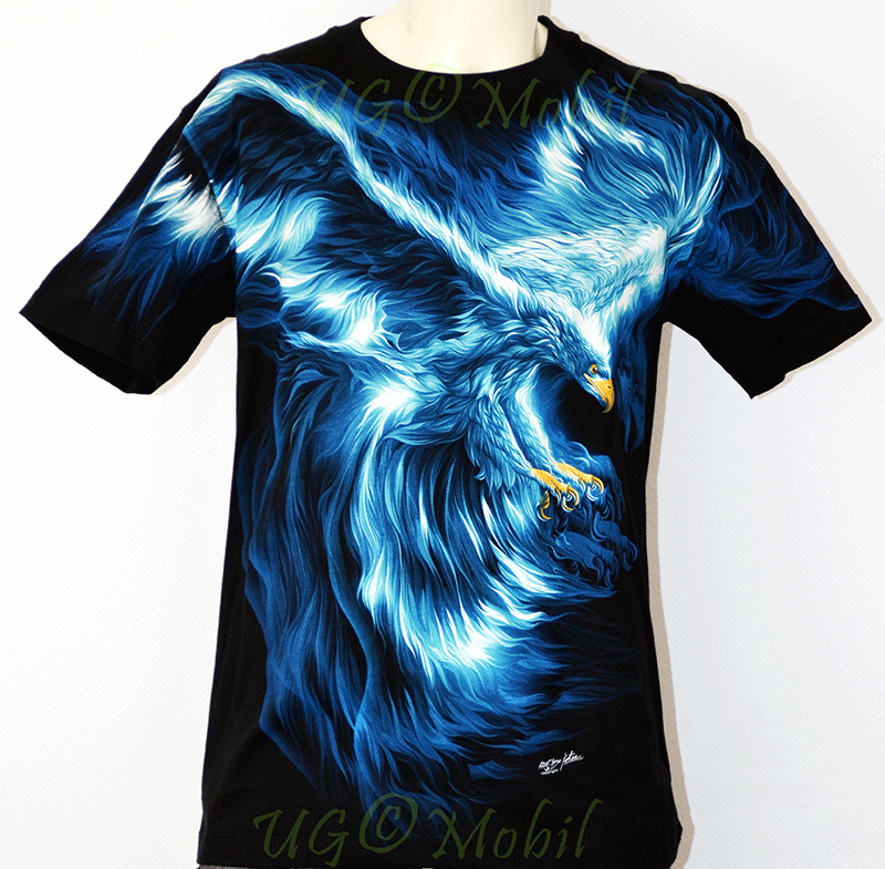 T-Shirt - Adler blau Eagle