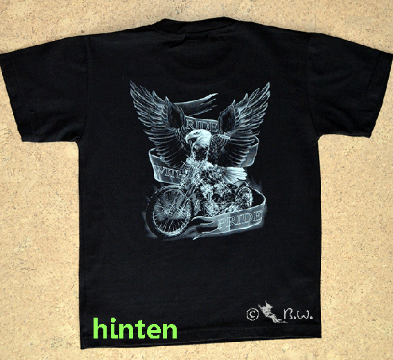 Kinder - T-Shirt  Biker Adler