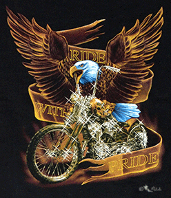 Kinder - T-Shirt Biker Adler