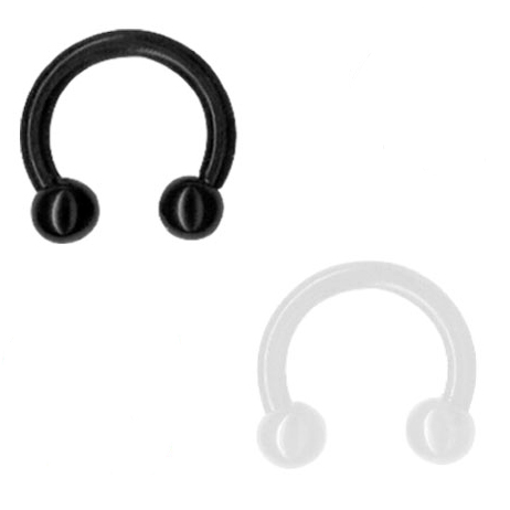 Bioplast Hufeisen 1,6 mm mit Kugeln b