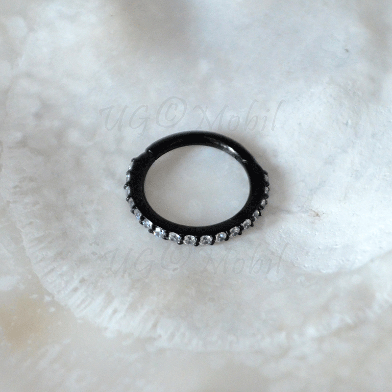 Conch - Snug - Klicker Ohr- Piercing 8 mm
