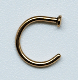 Nasenpiercing - Nasen-Ring rose 7mm r