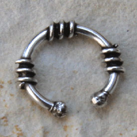 Fake Piercing Lippenpiercing / Nasenring 3