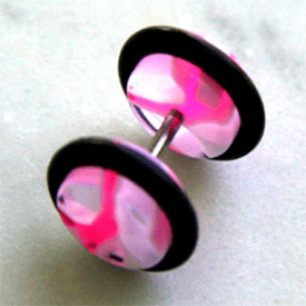 FAKE Plugs rosa ~11~