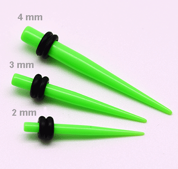 Dehnstab - neon-grün - 2-4mm a