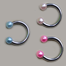 Hufeisen - Perle  6 mm