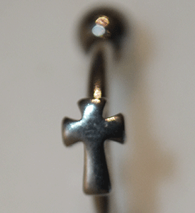 Hufeisen - Stern -  8 mm kreuz