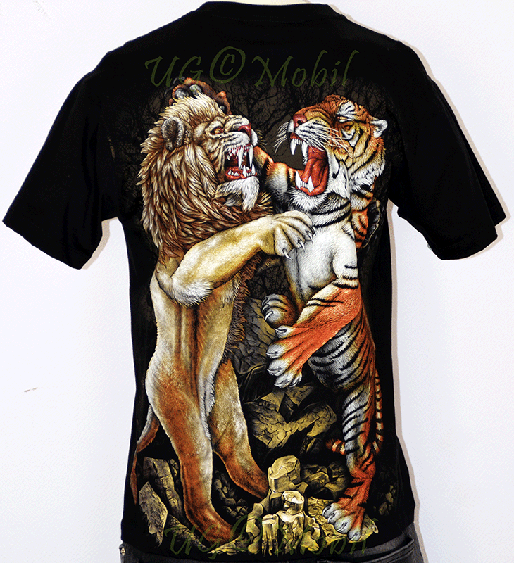 T-Shirt - Löwe & Tiger