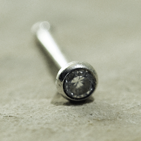 Nasenpiercing  Steinchen  Kugel 3mm s