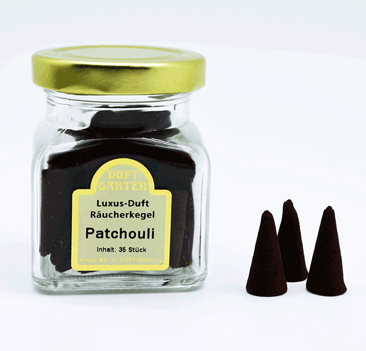 Räucherkegel - Patchouli 35 Stück