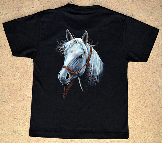 Kids  -  T-Shirt  Pferd - Pferdekopf