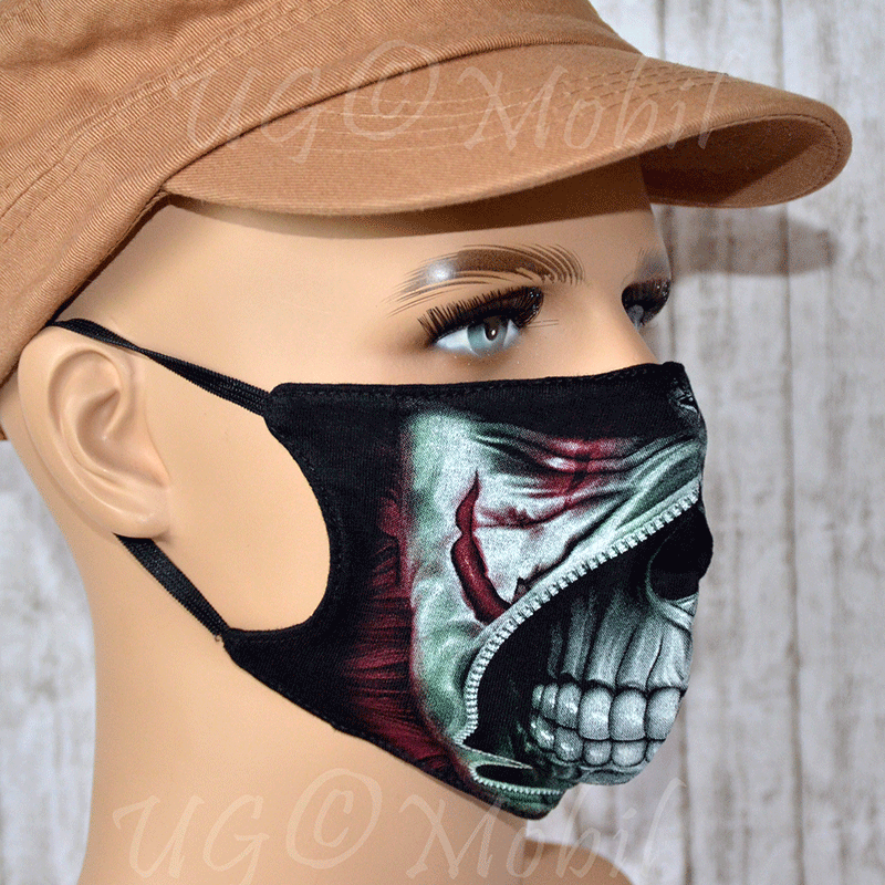 Maske - Gesichtsmaske Skull-RV
