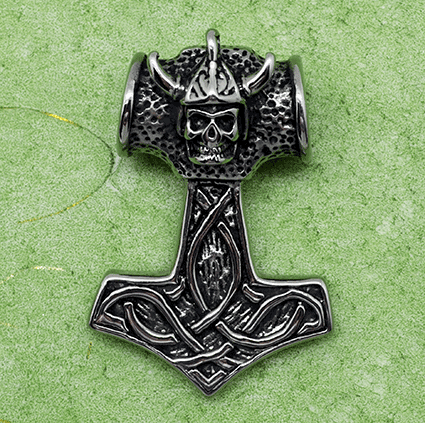 Thors Hammer XL Mjölnir Edelstahl Anhänger