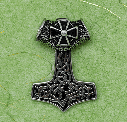 Thors Hammer XL Edelstahl Anhänger