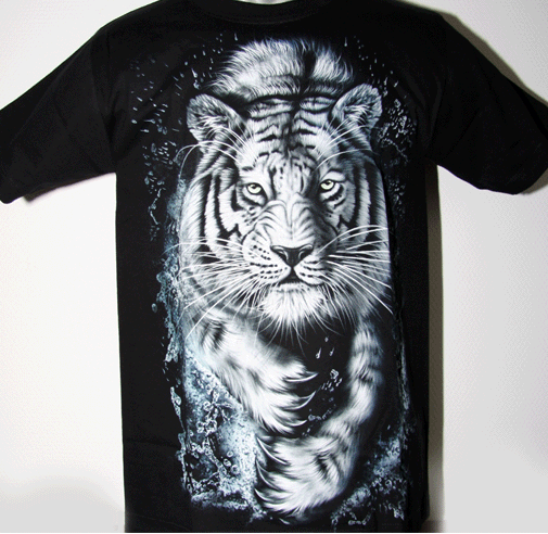 T-Shirt   Weißer Tiger