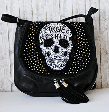 Damen Totenkopf Umhängetasche