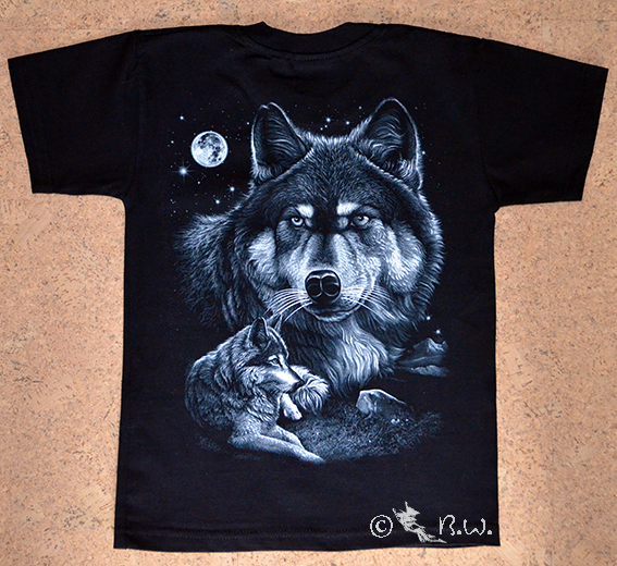 Kinder - T-Shirt  Wolf - Wölfe