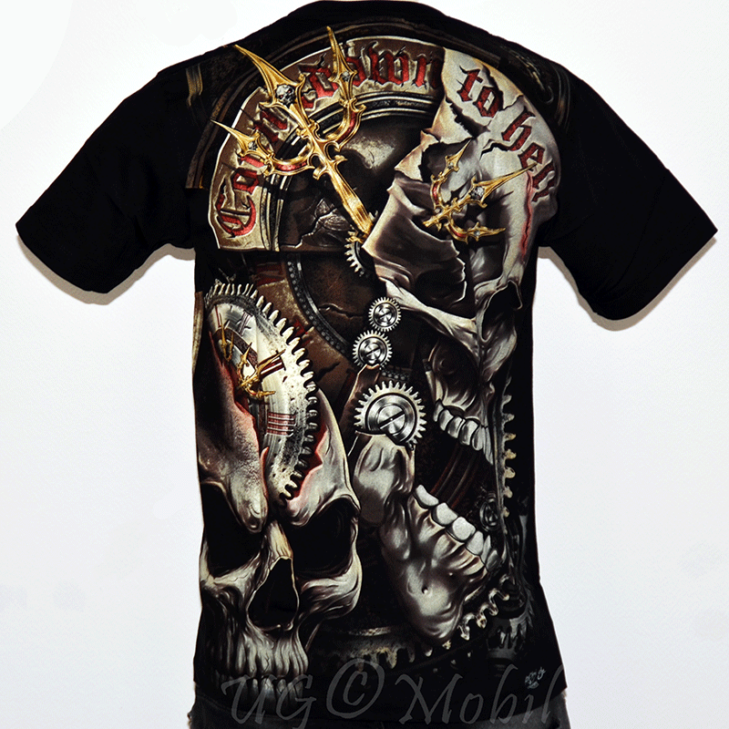 T-Shirt  Steampunk - Skull