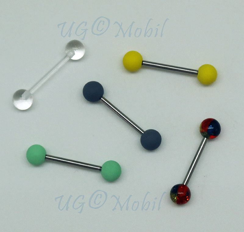Zungenpiercing Mix Piercing 5x
