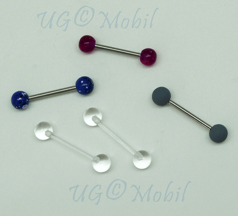 Zungenpiercing Mix 5x Piercing